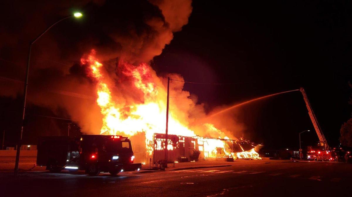 An early morning structure fire damaged a feed store in Atwater on Sunday, according to the Atwater Police Department.