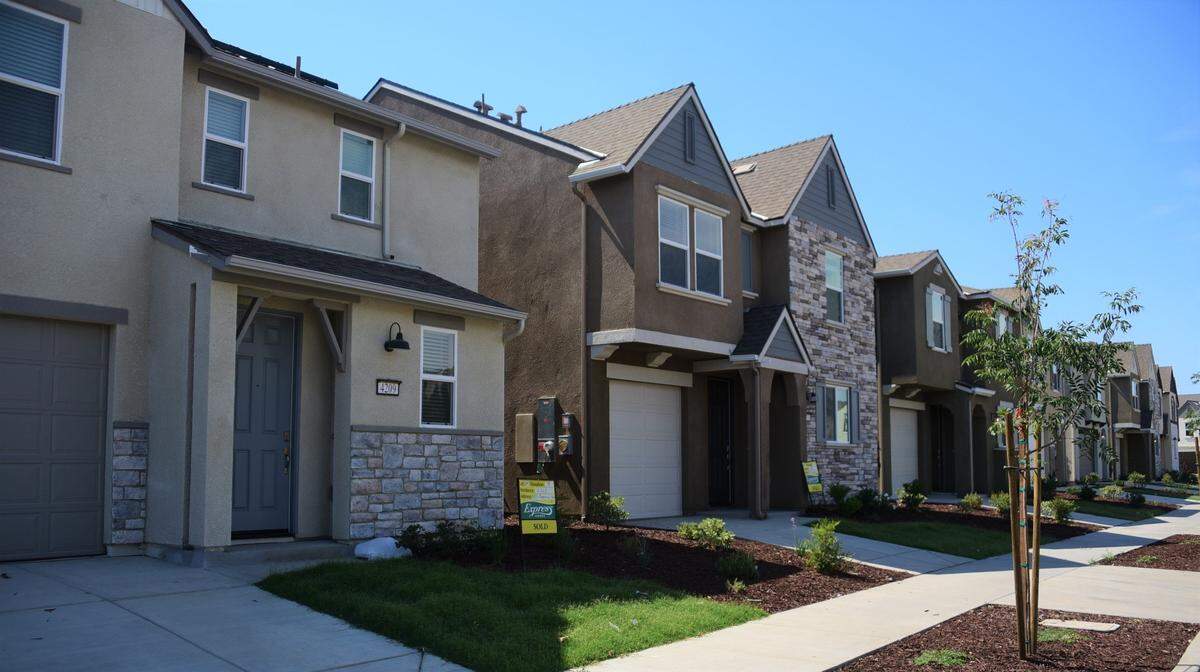 Homes on Berryessa Avenue in Merced. 
