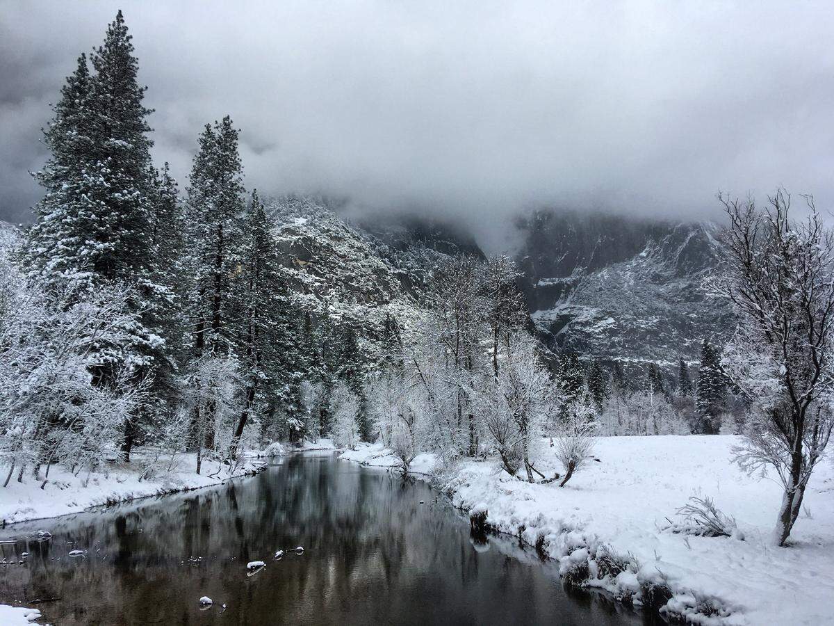 Yosemite National Park is shown on Monday, Jan. 25, 2021.