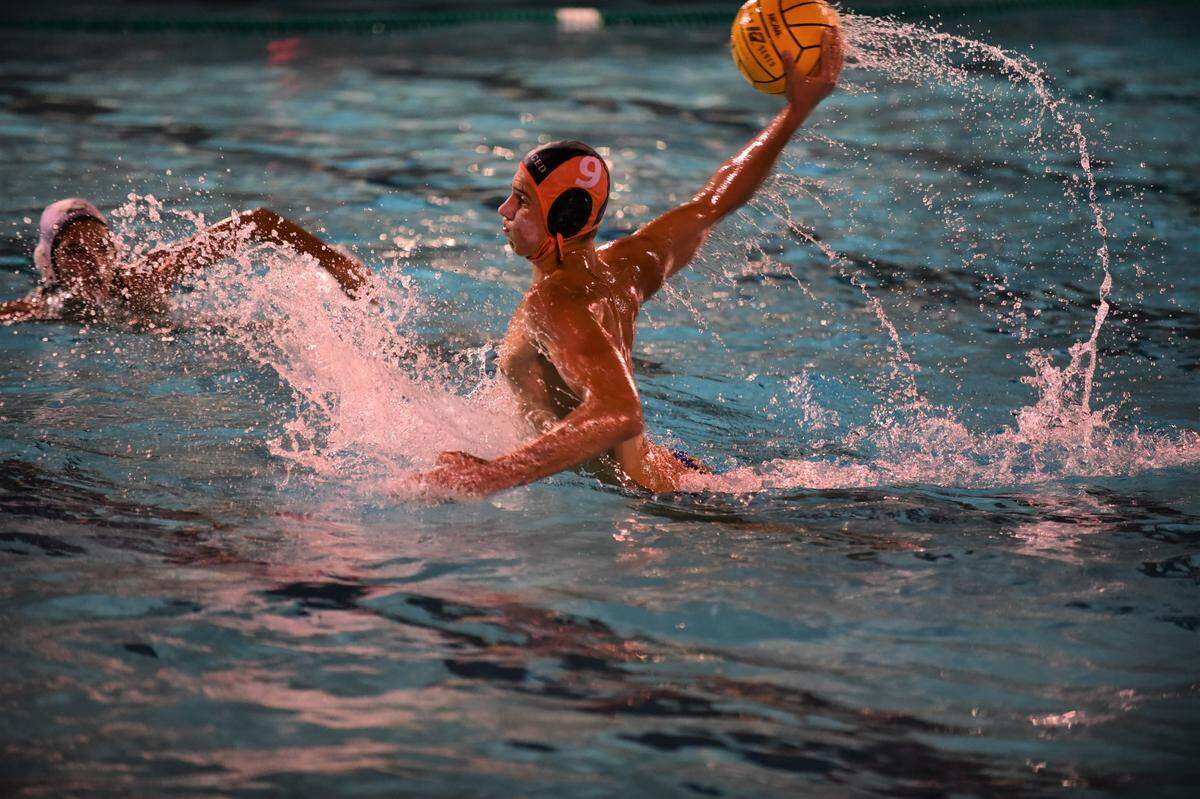 Merced High sophomore Easton Hamm scores on a penalty shot during the Bears’ playoff game against Buhach Colony on Friday, Nov. 8, 2019 at Golden Valley High School.