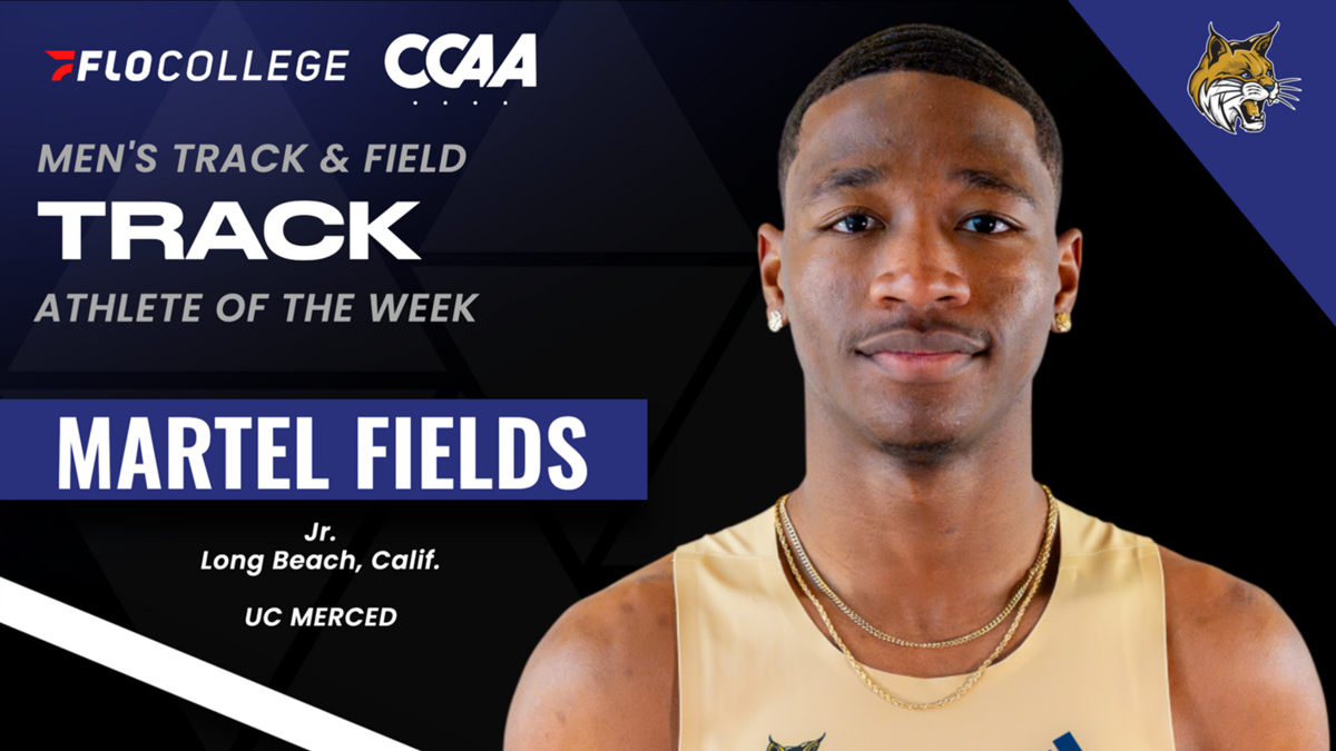 UC Merced junior Martel Fields had a record-breaking weekend in Turlock on Saturday, March 7, 2026.