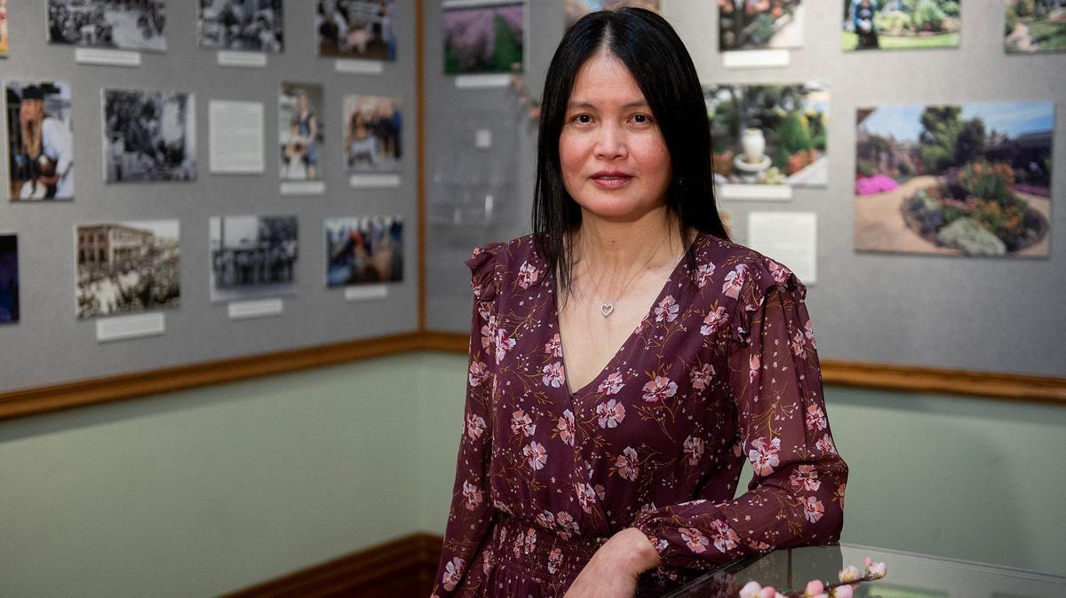 Merced County Museum Director Sarah Lim, 53, inside the Merced County Courthouse Museum in Merced, Calif., on Monday, March 10, 2025.