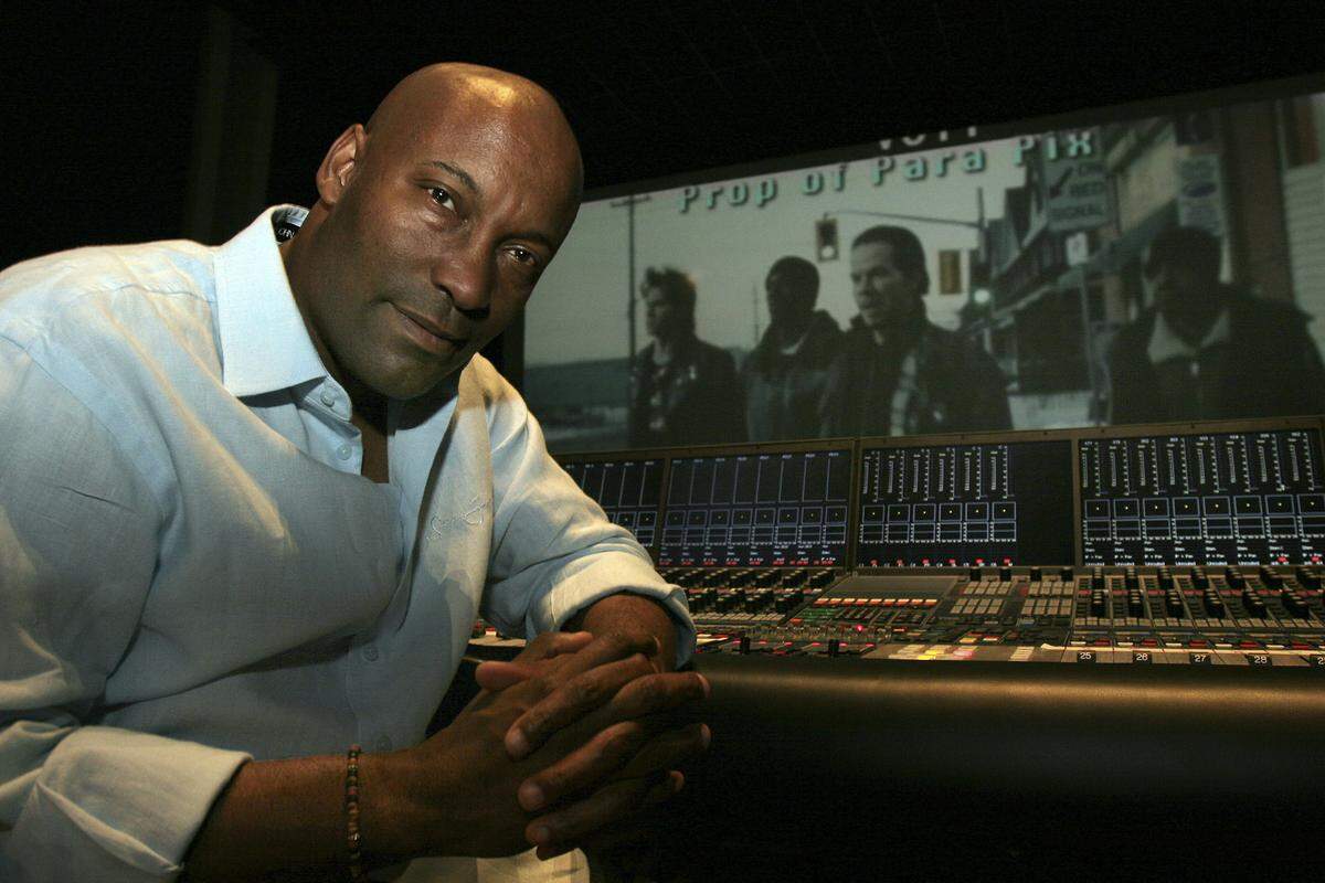 FILE -- Director John Singleton does post production for his film “Four Brothers,” in Burbank, Calif., July 19, 2005. Singleton, whose powerful debut film, Boyz N the Hood, earned him an Oscar nomination for best director, the first for an African-American, died on April 29, 2019, in Los Angeles. He was 51. (Monica Almeida/The New York Times)