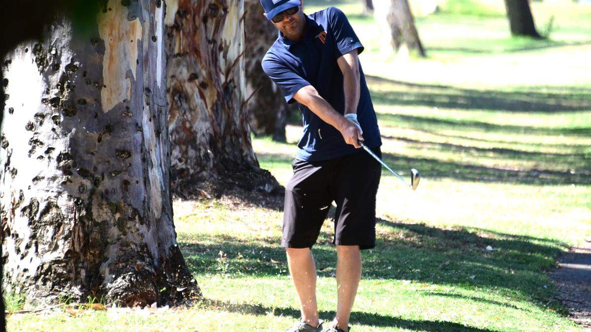 Atwater resident Jeff Runyon plays a round of golf at Rancho Del Rey Golf Club on Tuesday, July 30, 2024.