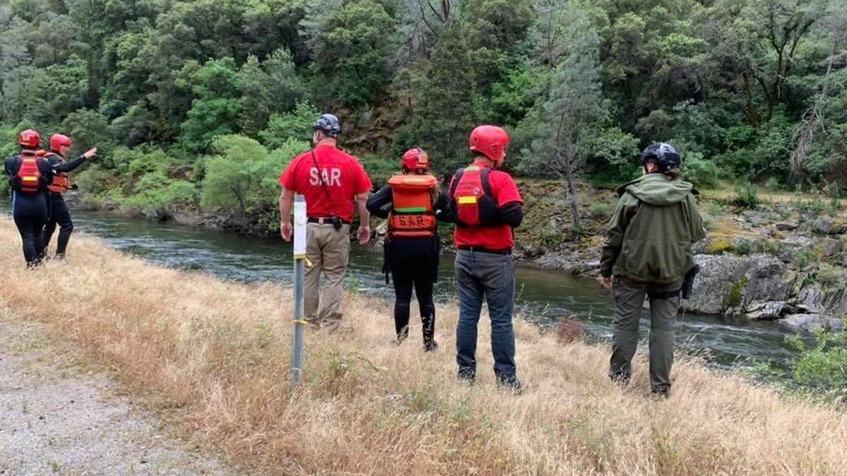 Search and Rescue teams search the Merced River in Mariposa County, after a Midpines woman was reported missing on Sunday. Photo courtesy of the Mariposa County Sheriff’s Office.