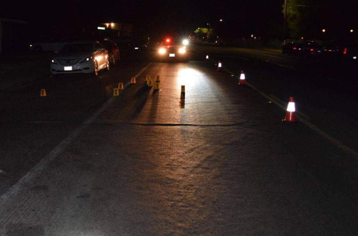 A teenage boy was shot in what appeared to be a gang graffiti-related attack Saturday, Sept. 14, 2019, near downtown Los Banos where investigators found shell casings and gang graffiti, police said.