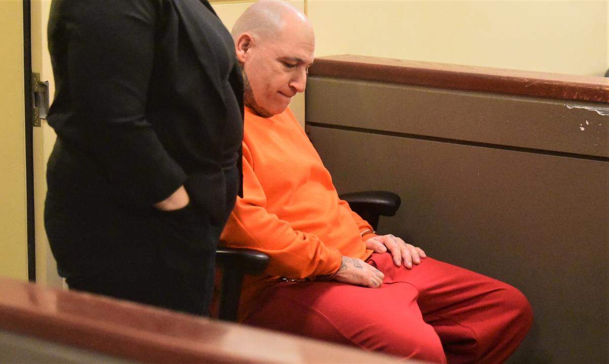 Jesus Manuel Salgado, who is charged with kidnapping and killing an 8-month-old, her parents and uncle, makes a court appearance in Merced County Superior Court on Wednesday, May 24, 2023.