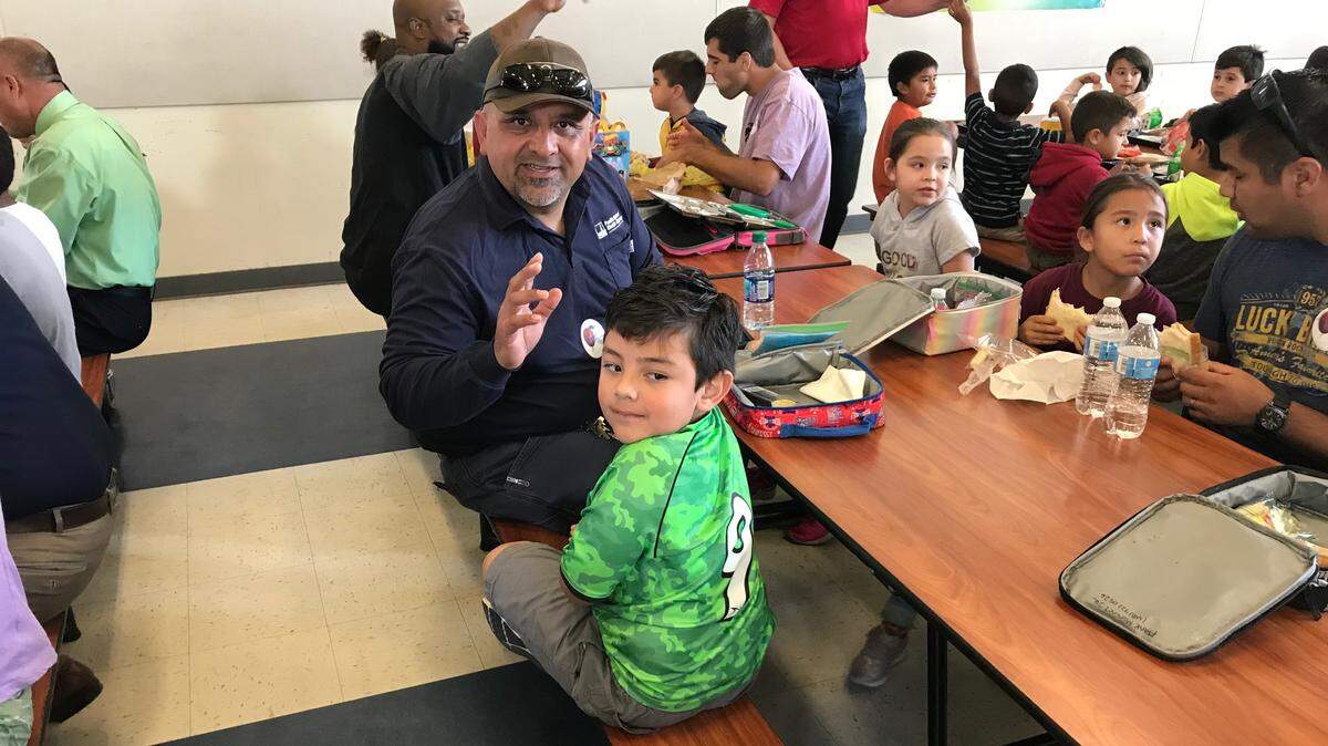 Rey Lupian, who has a child attending John C. Fremont Elementary School in Merced, donated $1,525.25 to clear the outstanding school lunch debt for the entire school.
