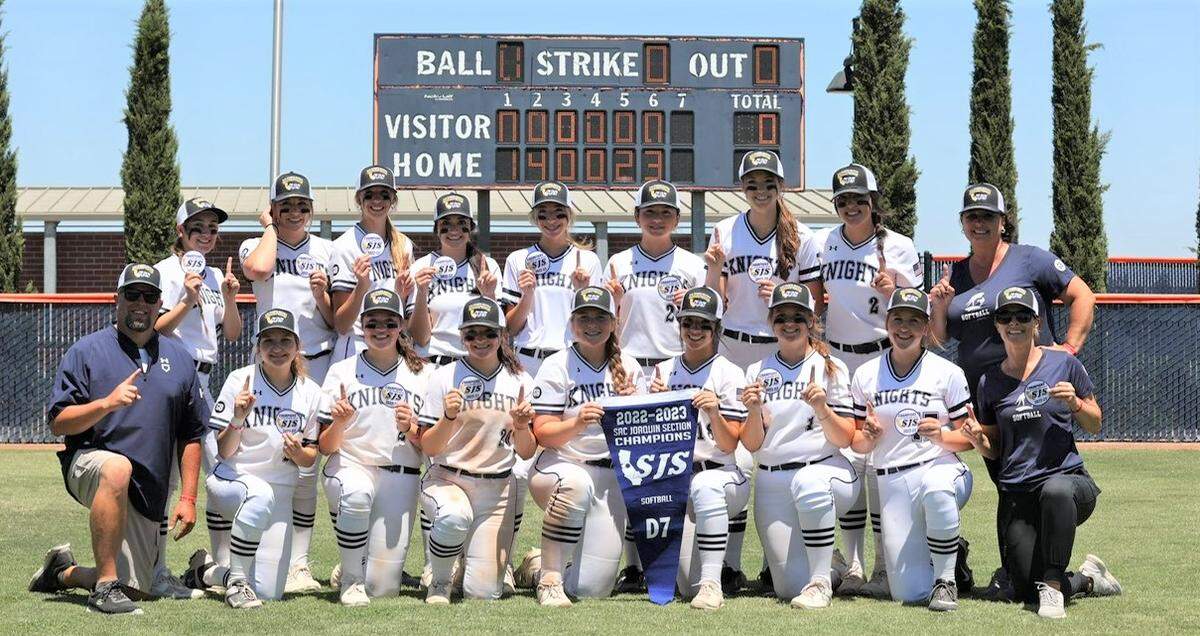 The Stone Ridge Chrisitan High School softball team won the Sac-Joaquin Section Division VII championship with a 10-0 win over Big Valley Christian at Cosumnes River College in Sacramento on Saturday, May 20, 2023.