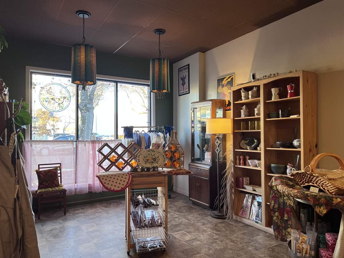 Beyond food and drinks, The Goods also features select items from local artisans, including pottery from nearby Earthworks Clay Space Studio.