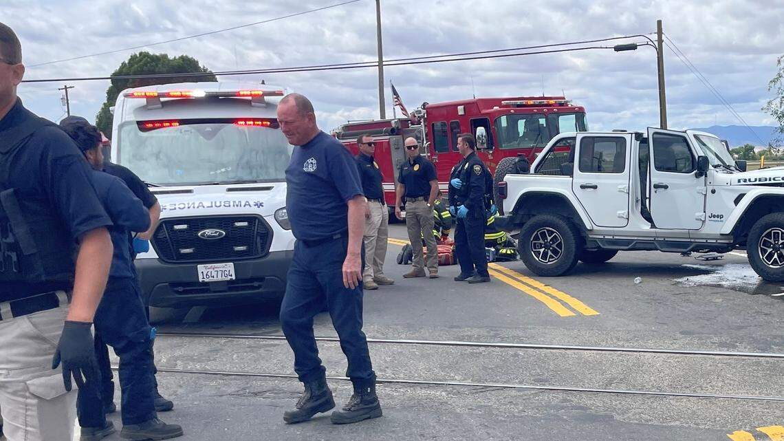 Los Banos man, 39, faces multiple felonies after crashing stolen vehicle