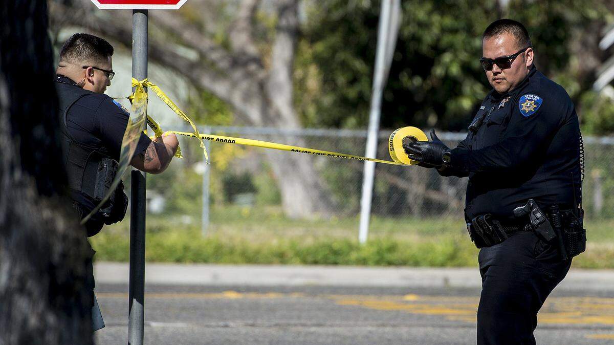 Atwater Police investigate the scene of a shooting in the 1800 block of Fir Avenue on Friday, March 15, 2019. According to Atwater Police Chief Michael Salvador, one victim suffered a gunshot wound and was transported to Mercy Medical Center. 