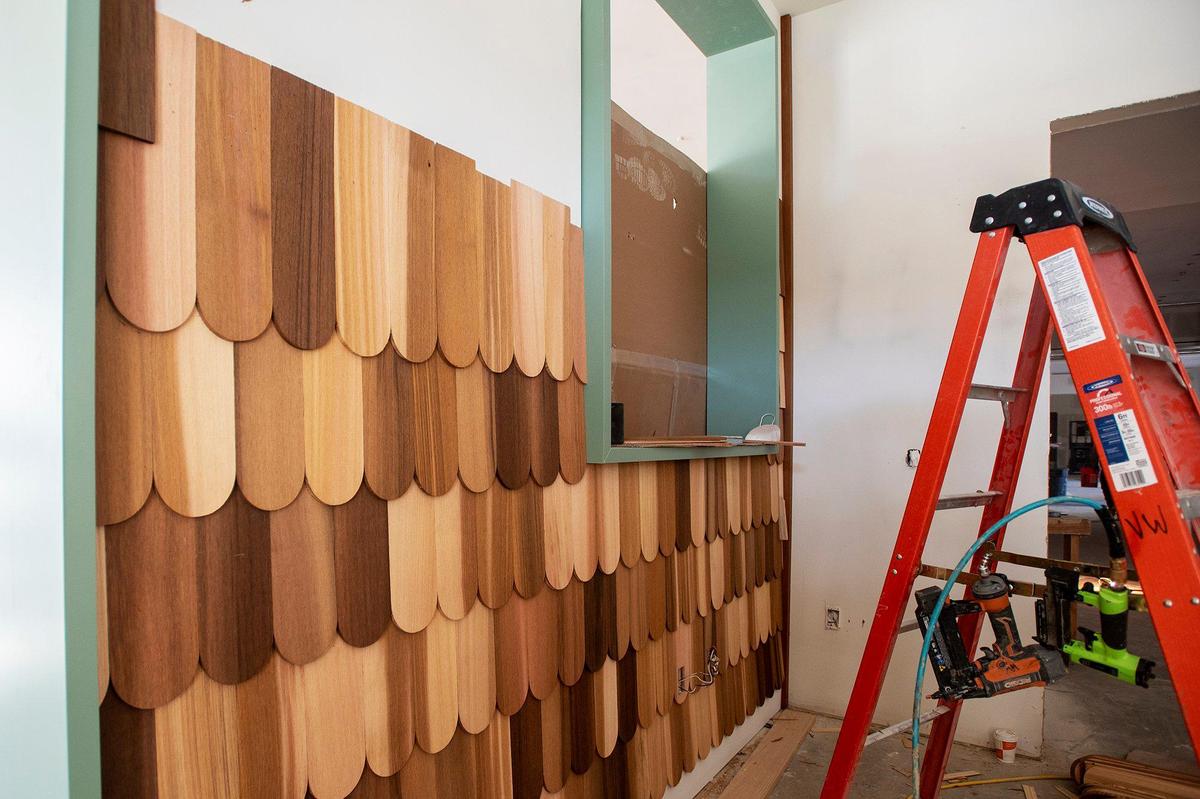Construction continues on the El Capitan hotel located at 609 W. Main Street in Merced, Calif., on Wednesday, Nov. 25, 2020. According to Director of People and Community Impact Sara Cribari Hill, with the opening of the hotel in 2021, comes the creation of 70 jobs to staff the hotel.