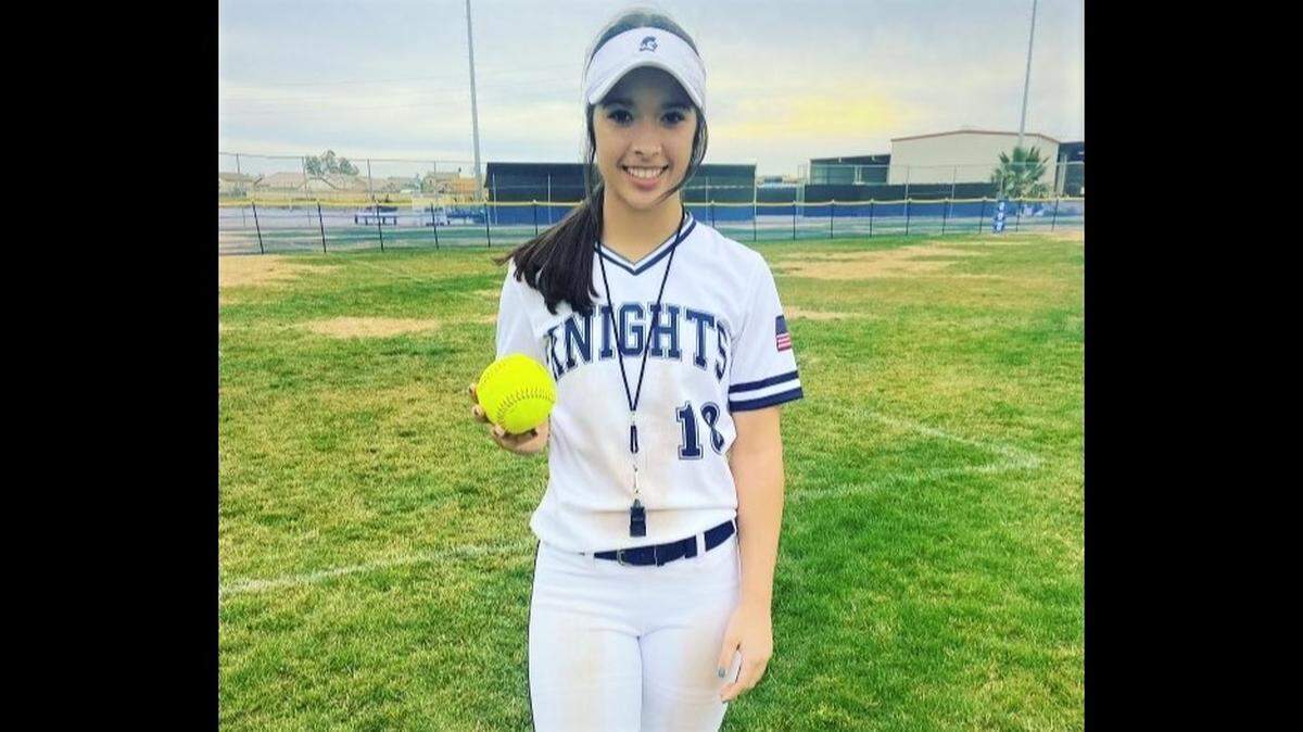 Cali Cole pitched a one-hit shutout to lead the Stone Ridge Christian softball team to a 12-0 win over Alpha Charter on Thursday, May 19, 2022.