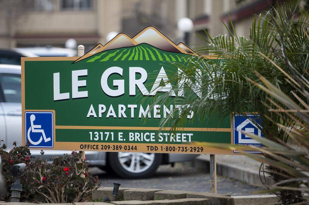 The Merced County Sheriffs Office is investigating after three children were found dead inside a residence at an apartment complex in Le Grand, Calif., on Wednesday, Jan. 12, 2022. According to authorities, a woman was transported to a hospital with life-threatening injuries.