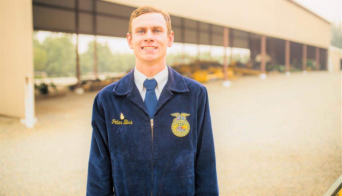 Golden Valley’s Peter Bliss won an FFA national proficiency award for fiber and/or oil crop production - entrepreneurship/placement.