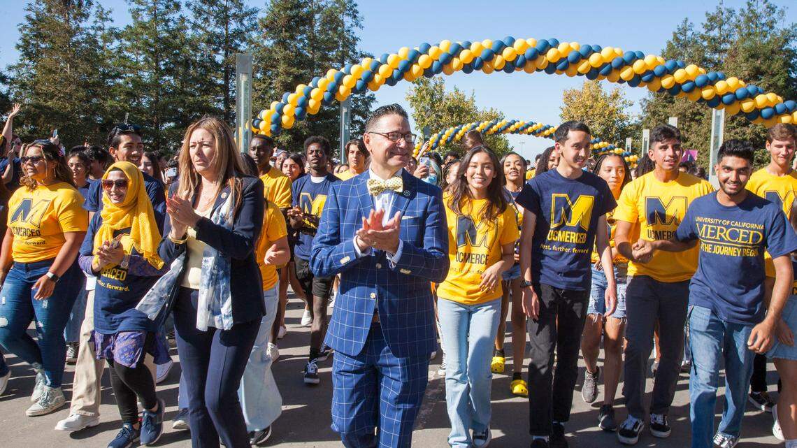 ‘It’s better than what I expected.’ UC Merced students celebrate start of new school year
