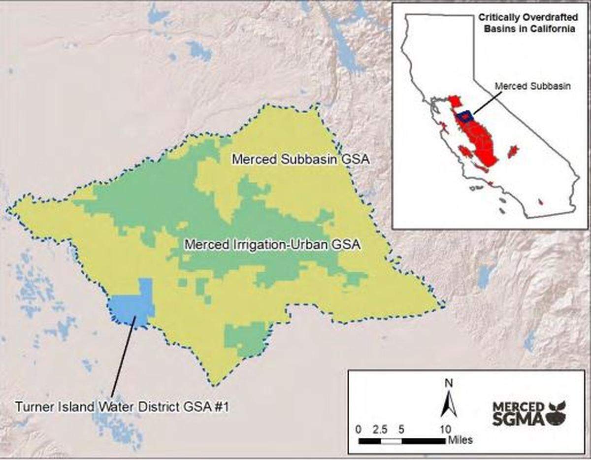Most of the Central Valley is cited as a critically overdrafted basin. Local agencies must develop sustainability plans for all of these basins.