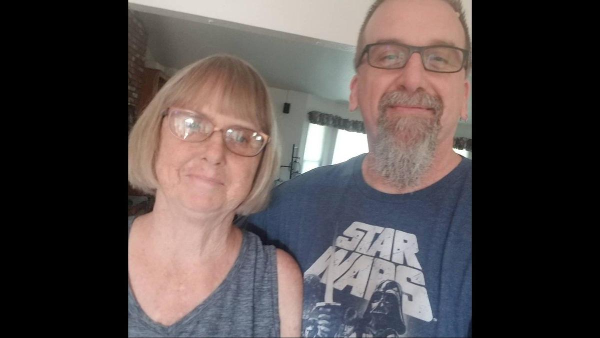 A photo of Rob Edwards with mother Billie Edwards. Family members said Edwards, 73, and her sister Carolyn Rose, 76, both of Atwater, were walking along East Juniper Avenue on Nov. 2, when they were struck and killed by a vehicle. Authorities said the vehicle was traveling westbound on East Juniper Avenue when it left the roadway striking the women and a light pole. Image courtesy of Rob Edwards.