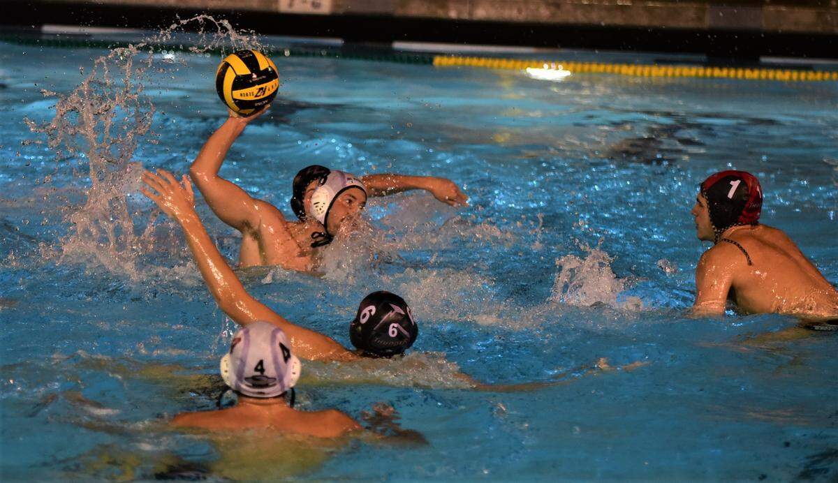 El Capitan High senior Ryan Smith scores on of his seven goals during the Gauchos’ 17-12 win over Buhach Colony on Tuesday, Oct. 25, 2022 at Buhach Colony High School in Atwater, Calif.