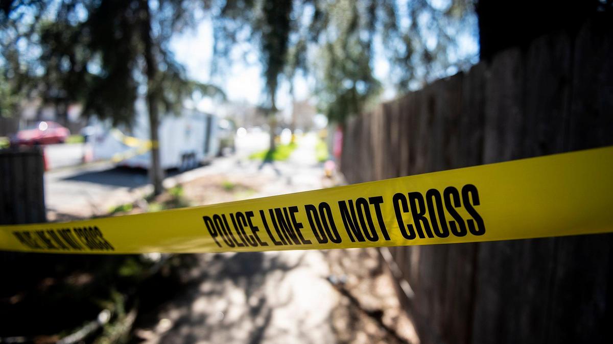 The Merced Police Department investigates the scene in the 200 block alleyway of West 19th Street after a 34-year-old man was reportedly assaulted in Merced, Calif., on Monday, March 1, 2021. According to police, the victim was transported to a Modesto area hospital for treatment of his injuries.