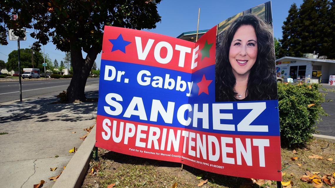 Her Merced campaign signs are everywhere. She spent thousands. You can't vote for her