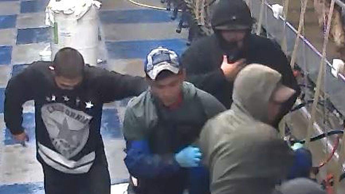 Two men robbed six rural dairies in Merced County early Thursday, assaulting several employees, but making off with very little in the way of money and property, the Sheriff's Office reported.