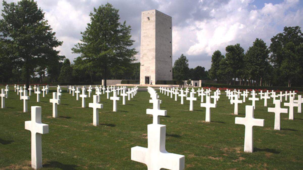 The Netherlands American Cemetery in Margraten includes the graves of more than 8,300 U.S. soldiers and more than 1,700 names on the Walls of the Missing.