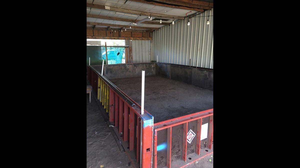 Multiple people took off running when Merced County Sheriff deputies broke up a cockfighting operation on North Arboleda Drive in Merced County on Sunday, according to the Merced County Sheriff’s Office. Deputies located multiple items consistent with cockfighting including scales and spurs in addition to 37 roosters. Image courtesy of Merced County Sheriff’s Office.