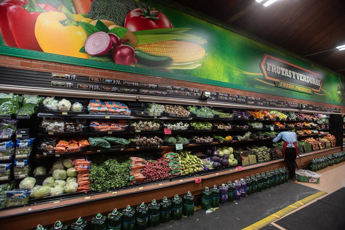 Produce for sale at Merced Valley Food located at 1640 Yosemite Parkway inside the Merced Plaza in Merced, Calif., on Wednesday, June 4, 2025.