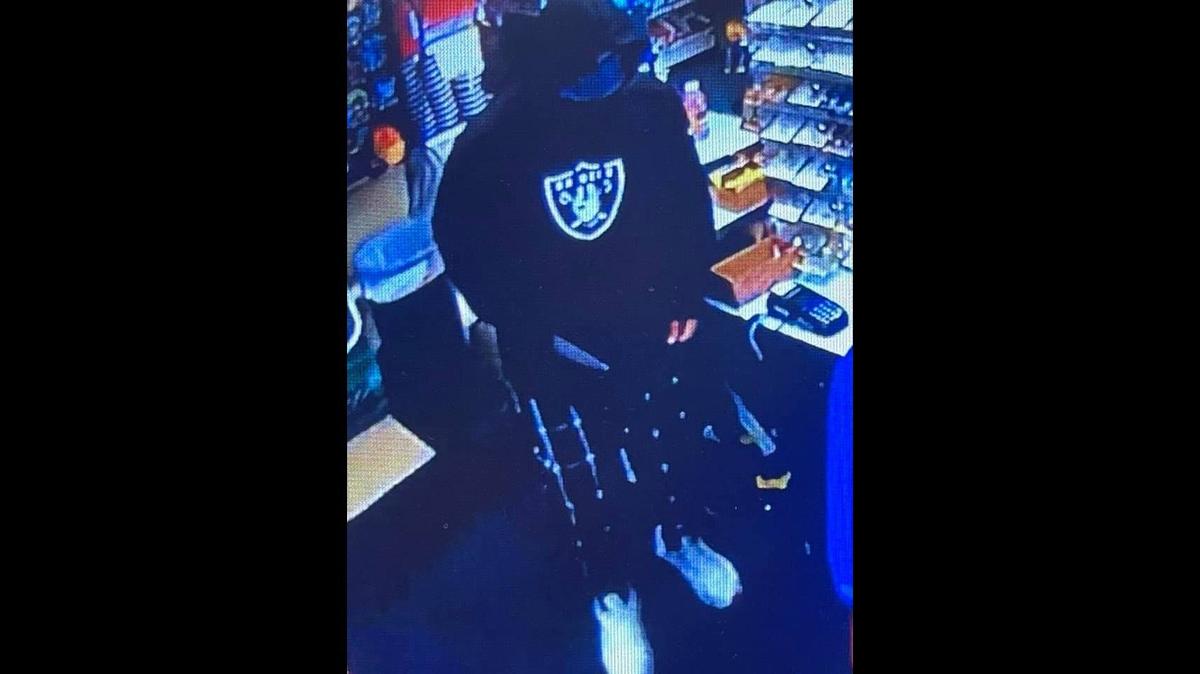 Authorities are looking for a suspect who reportedly robbed a convenience store in the 400 block of North Mercy Springs Road in Los Banos on Sunday, according to the Los Banos Police Department. Image courtesy of Los Banos Police Department.