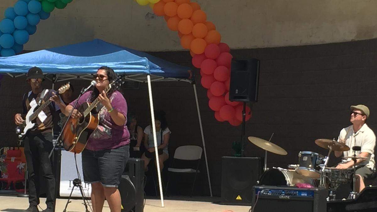 Merced band Candice and the Passengers is shown performing at Applegate Park on Aug. 21, 2016. A summer concert series is scheduled to take place in Merced next year, thanks to a collaboration between UC Merced and the city.