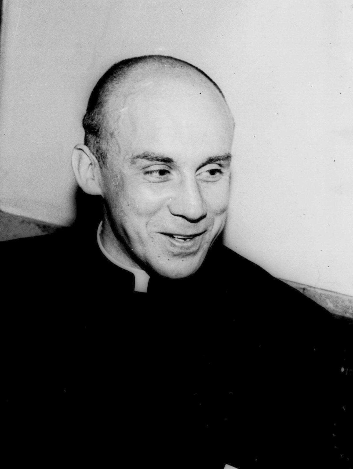 Thomas Merton, a Trappist monk known world-wide as an author and philospher, is shown in 1951. Merton is best known for his book “The Seven Story Mountain,” a personal account of his conversion to Roman Catholicism. (AP Photo). Date of photo: Nov. 21, 1950