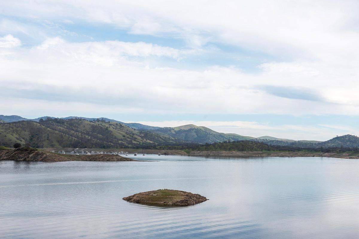 Lake McClure located in Mariposa County, Calif., on Monday, Feb. 24, 2025.
