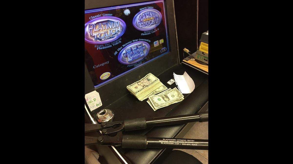 The Merced County Sheriff’s Office helped seize three illegal gambling machines from a business in Delhi on Thursday, Oct. 31, 2019.