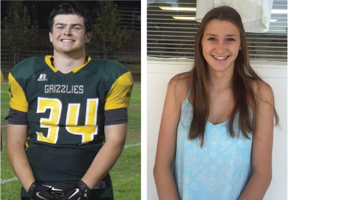 Jake Williams, Mariposa; Abby Knapp, Atwater