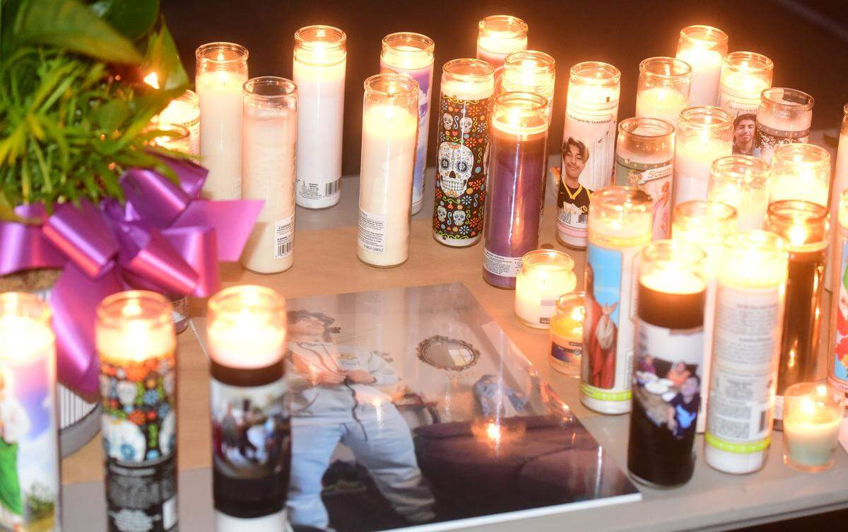 A candlelight vigil was held at Golden Valley High School in Merced, Calif. on Friday, Aug. 2, 2024 to remember Oscar Xavier Rodriguez.