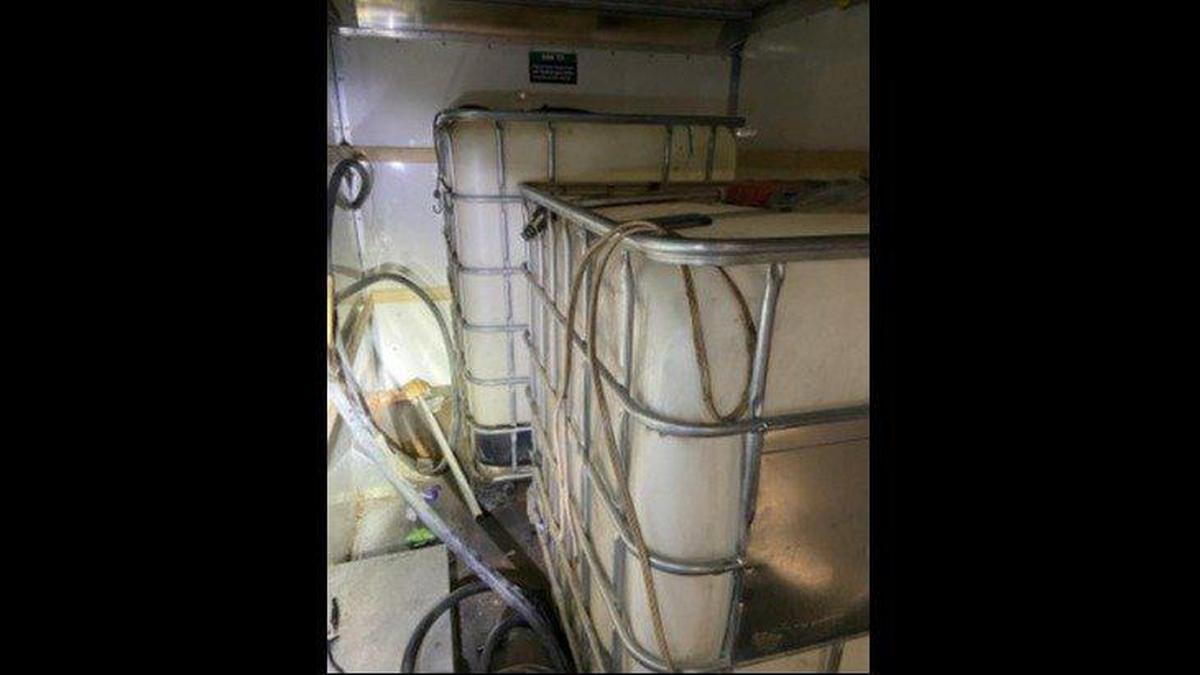 Three suspects have been arrested and accused of using a U-Haul vehicle and pump to siphon gasoline from underground storage tanks at a Livingston gas station, according to the Livingston Police Department. Image courtesy of Livingston Police Department.