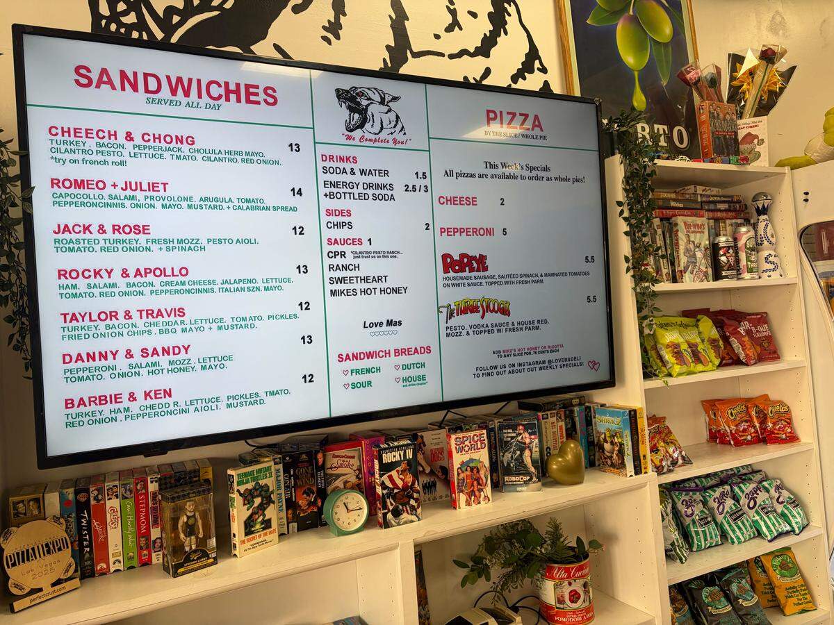 Lovers Deli features pizza, sandwiches and more. It is pictured in Merced on Thursday, Jan. 15, 2026.