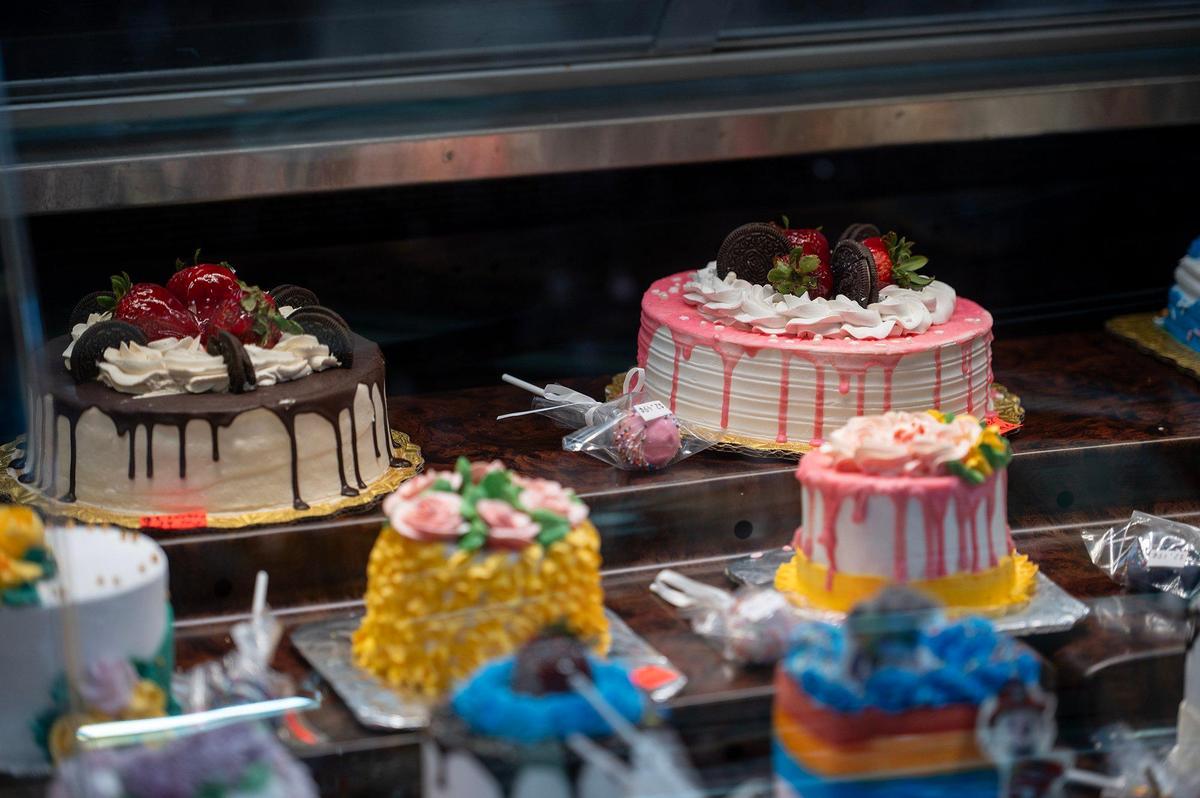 Cakes for sale at Merced Valley Food located at 1640 Yosemite Parkway inside the Merced Plaza in Merced, Calif., on Wednesday, June 4, 2025.