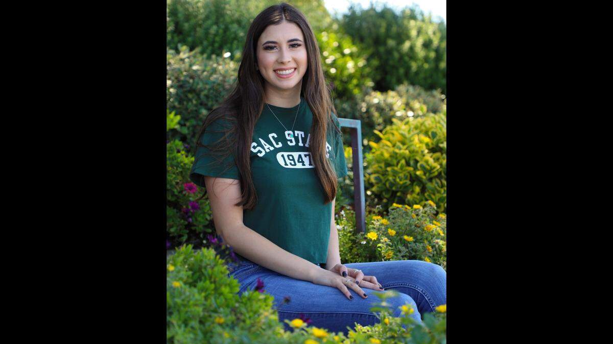 Recent Los Banos High graduate Samantha Jones earned a $5,000 scholarship from the San Francisco Junior Giants program in 2015 that will help her as she attends Sacramento State this fall.