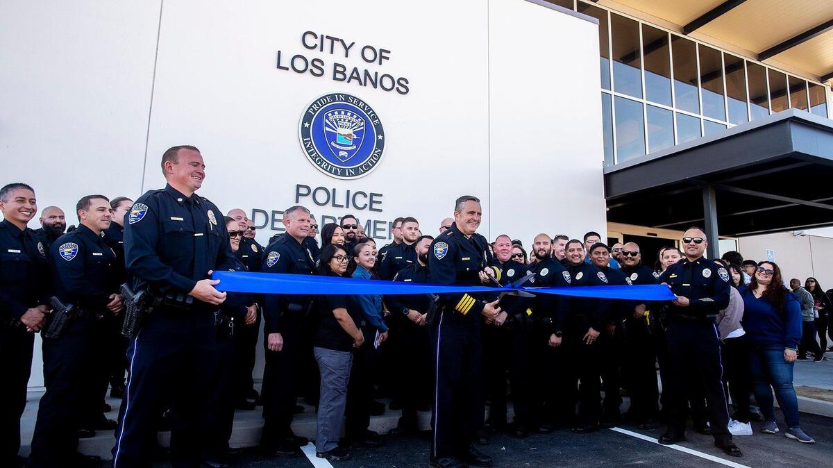 Los Banos unveils new police facility, swears in new chief | Merced Sun ...