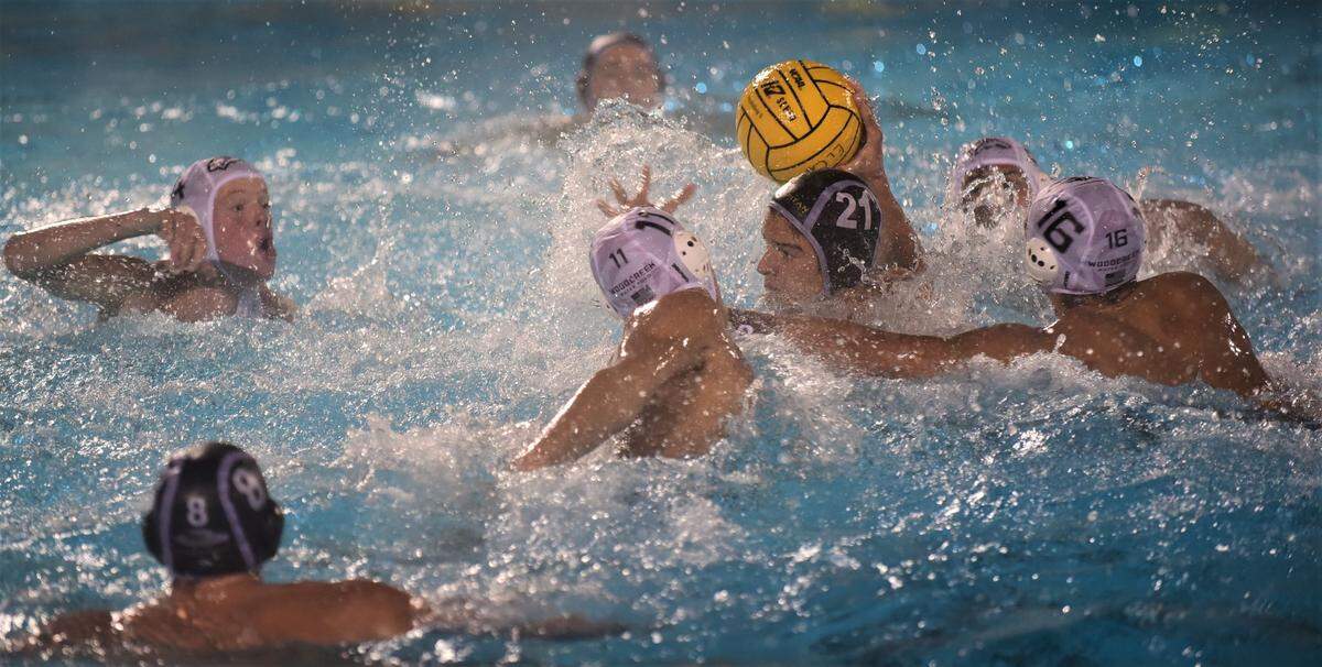 El Capitan High School senior Rob Carpenter draws the attention of four Woodcreek defenders during a playoff game on Wednesday, Nov. 9, 2022 at El Capitan High School.
