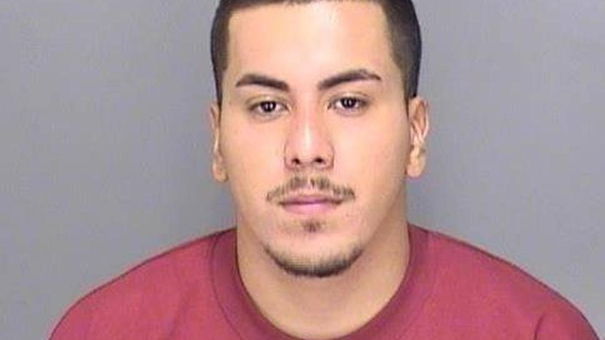 Authorities say Angel Aguillar-Roman of Livingston, is wanted on a warrant with a bail of $50,000 issued by the State of California Superior Court, Merced County. Photo courtesy of the Merced County District Attorney’s Office.