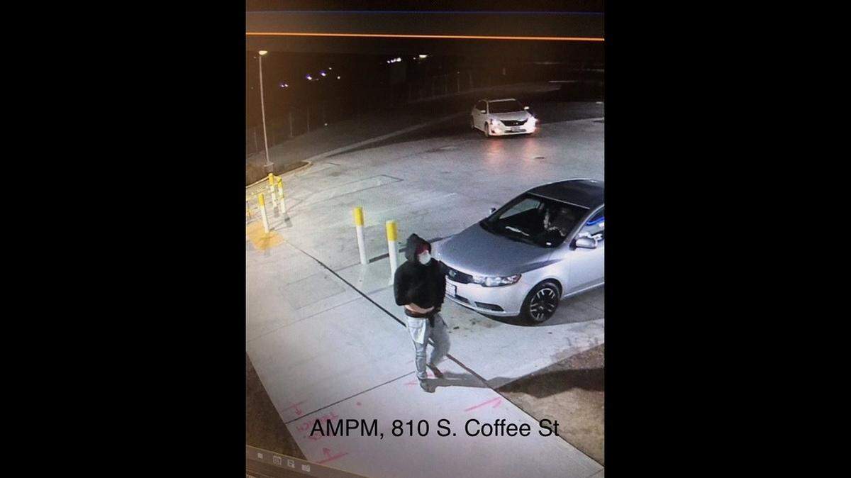 The Merced Police Department is investigating two robberies that may have been committed by this man. The suspect’s description was similar in the thefts at a CVS and an am/pm on Friday, Feb. 11, 2022, according to police.