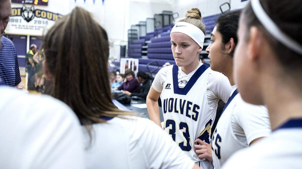 Livingston’s Annie Winton (33) finished fourth in the state in scoring this season with a 27.1 points per game average. She also finished third in the state with 111 made 3-pointers.