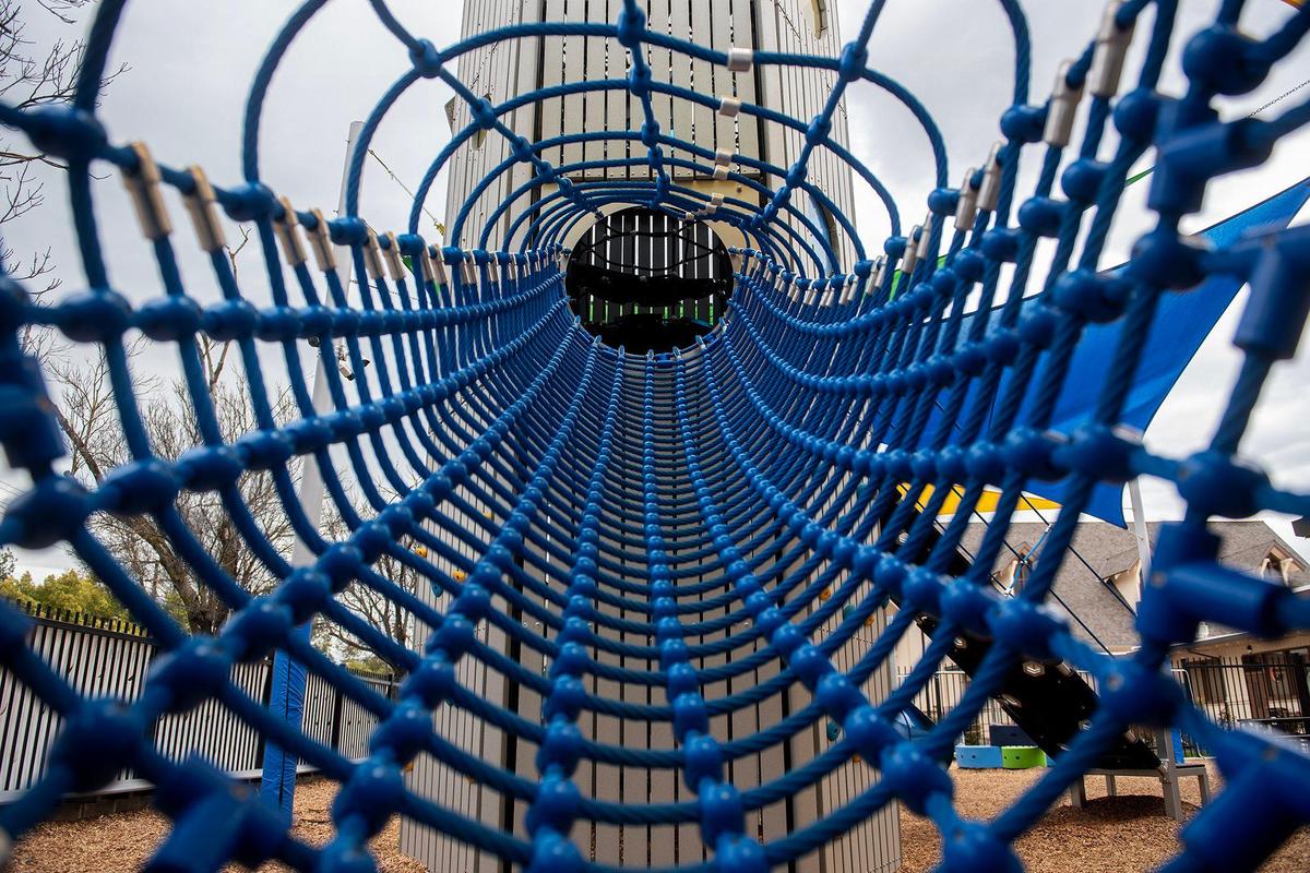 New playground equipment for youth to enjoy at the Kids Discovery Station located at 350 W. Yosemite Ave. in Merced, Calif., on Wednesday, March 12, 2025.