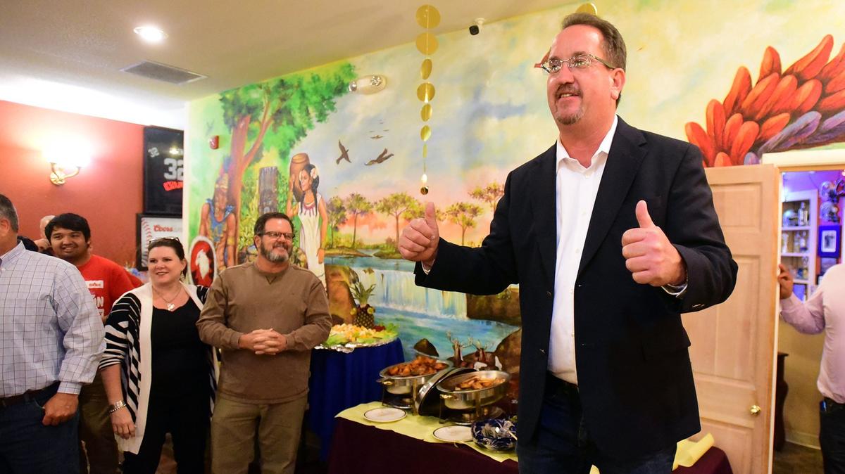 Councilmember Paul Creighton declared victory in the mayor’s race in Atwater on Tuesday, Nov. 6, 2018. He’s running for District 4.