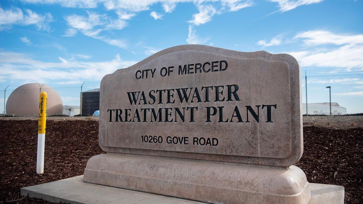 The Wastewater Treatment Plant located at 10260 Gove Road in Merced, Calif., on Thursday, Nov. 21, 2024.