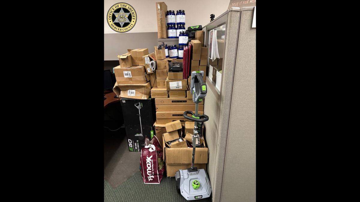 A Santa Nella man has been arrested for stealing movie set lights from a semi truck on Wednesday, according to the Merced County Sheriff’s Office.